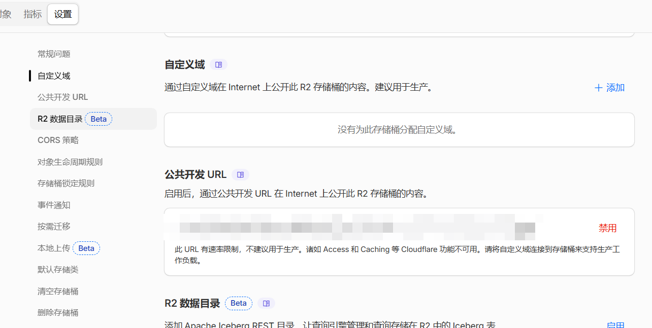 公共开发URL